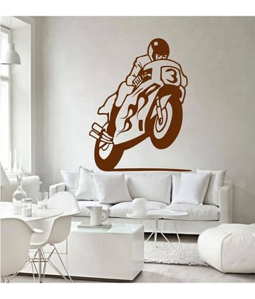 Decor Villa Bike no 5 Vinyl Wall Stickers