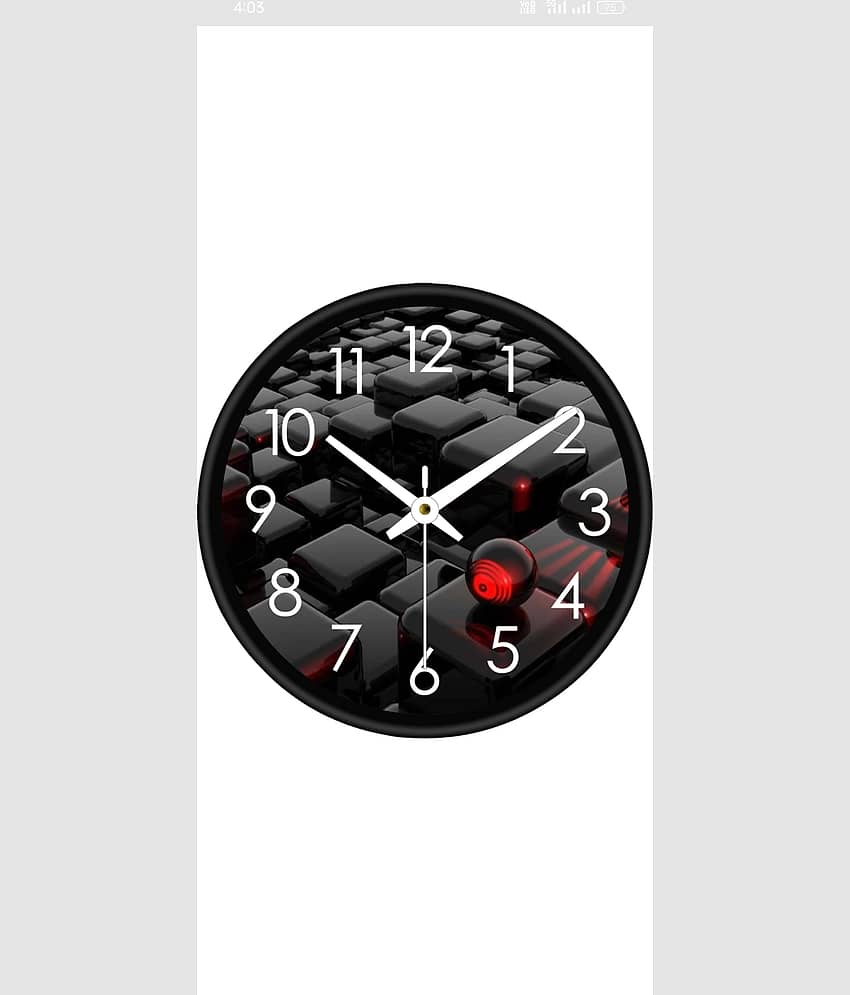 KP CRAFT Circular Analog Wall Clock