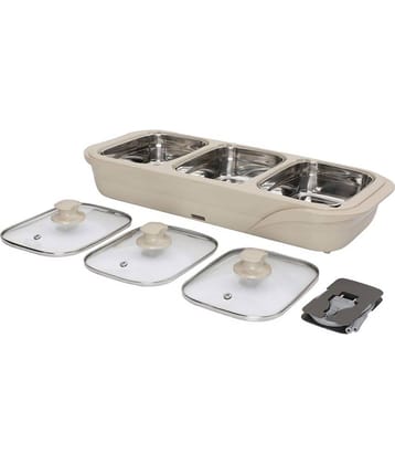 Jaypee Plus Beige Plastic Serve Casserole ( Set of 1 , 3000 mL )