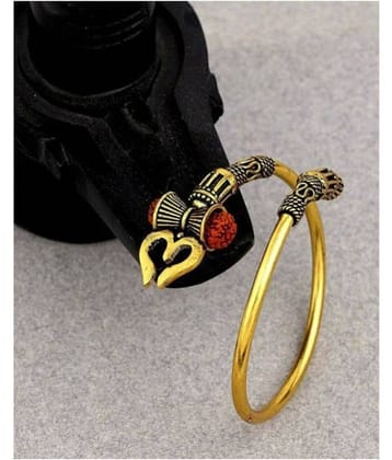 PAYSTORE Adjustable Trishul Damroo Rudraksha Bahubali Kada Bracelet Mahakal For Men Boys Girls