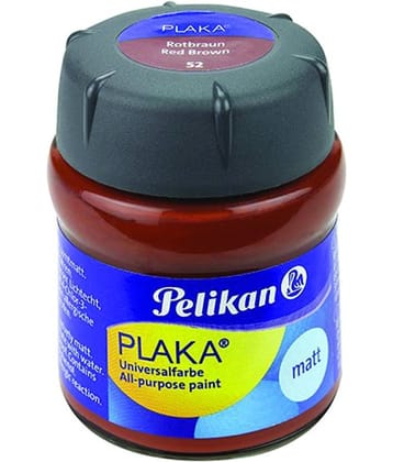PAINT PLAKA STD RED BROWN 50 ML