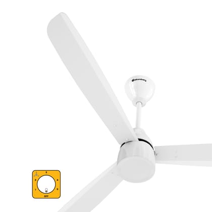 Atomberg Renesa Prime 1200 mm BLDC Ceiling Fan with Regulator | White