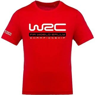 Fastbend Mens Red Printed Cotton Blend Round Neck T-Shirt