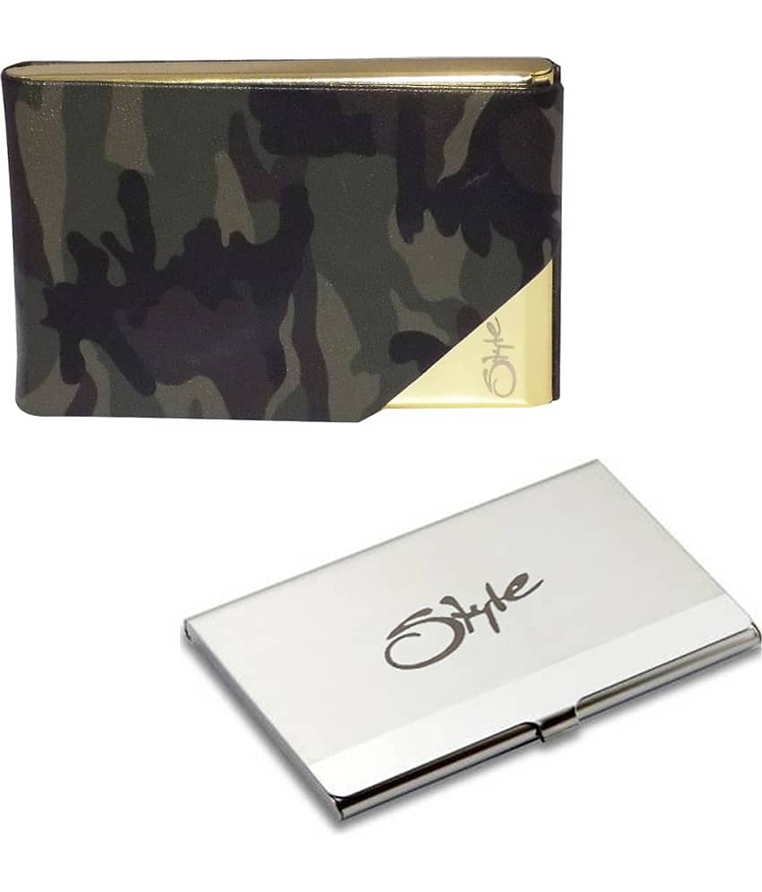 Styel 98 Combo of 2|High Quality Stylish Wallet for Men & Women 6 Card Holder