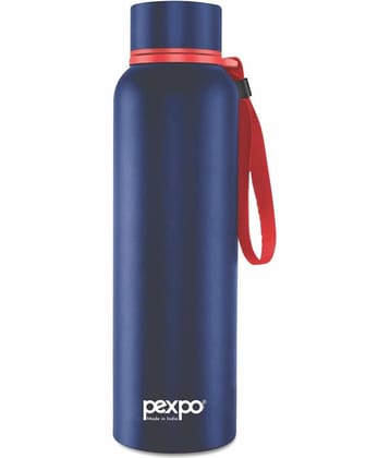 Pexpo 700ml 24 Hrs Hot and Cold Flask, Bravo Vacuum insulated Bottle (Pack of 1, Crimson Red)