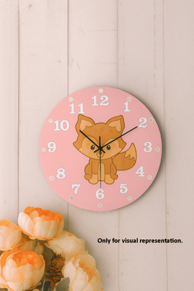 Dbeautify's DIY Cute Fox Wall Clock for Kids