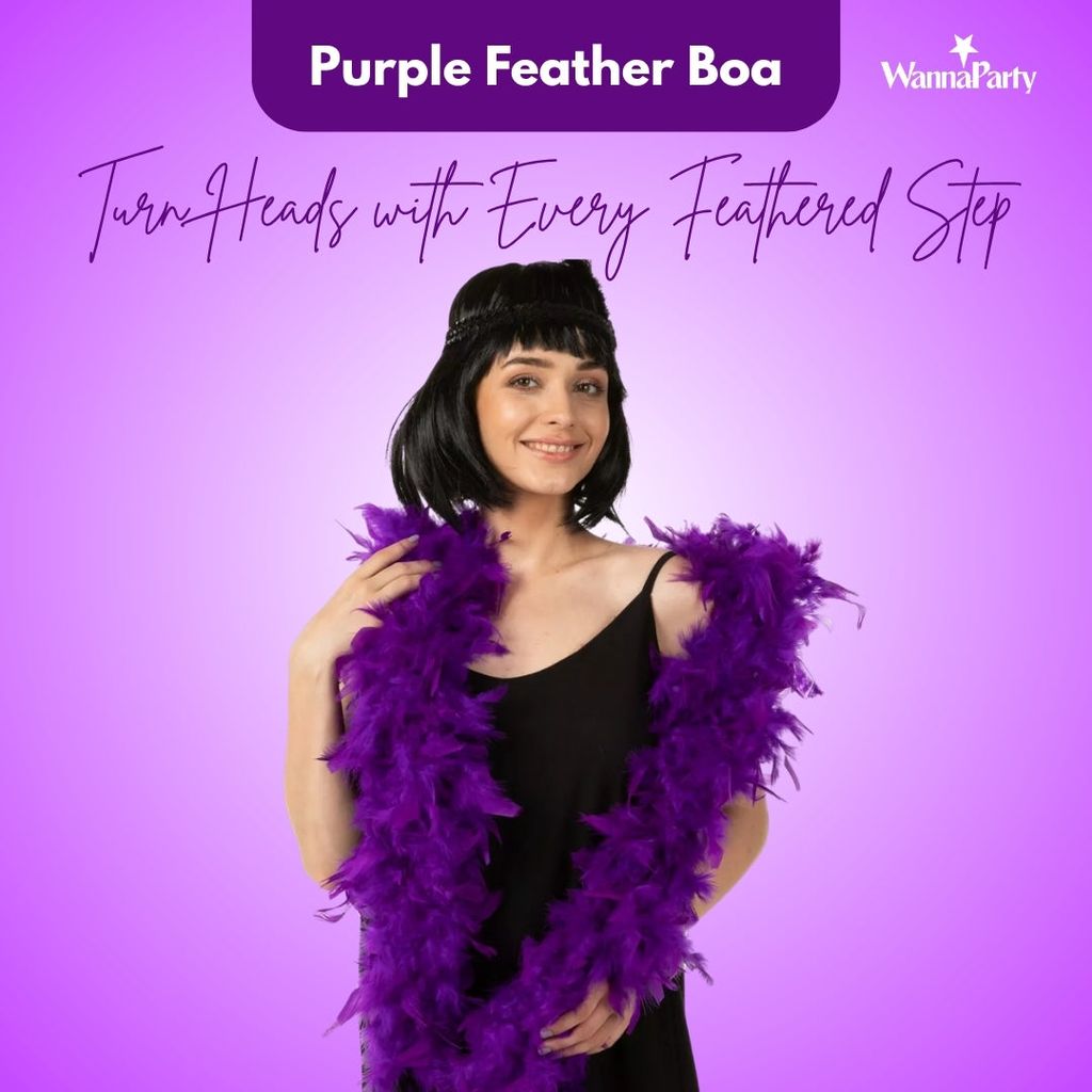 Feather Boa Purple
