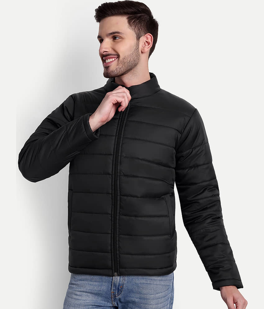 Zeffit Polyester Men's Puffer Jacket - Black ( Pack of 1 )