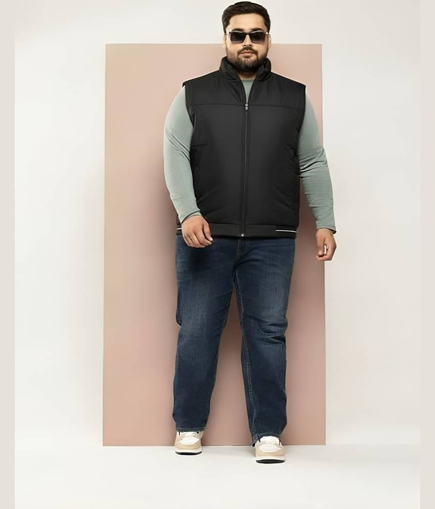 PLUS PARADISE Polyester Men's Casual Jacket - Black ( Pack of 1 )