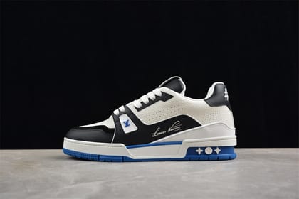 LouisVuitton Trainer - White/Blue-Euro 41