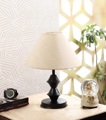 Metal-Iron CFL/LED Lamp, (White Colour)