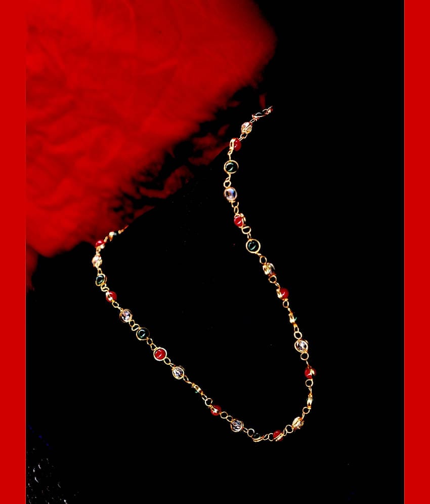 SHANKH-KRIVA Gold Plated Chain ( Set of 1 )