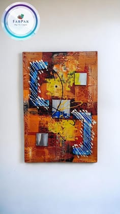 FABPAK Abstract Handmade Oil Painting on Canvas