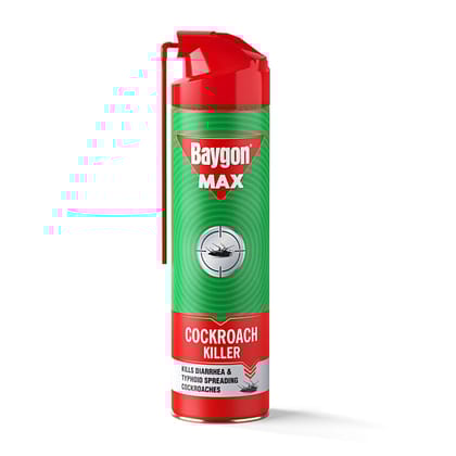 Baygon Max Cockroach Killer Spray, Deep Reach Maxi Wand, 400 Ml