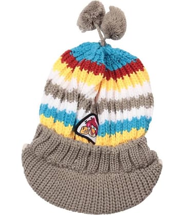 Bizarro.in Gray Woollen Cap For Boy
