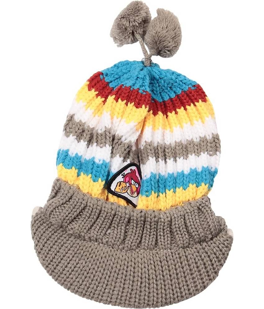 Bizarro.in Gray Woollen Cap For Boy