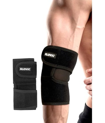 SLOVIC Elbow Band For Pain Relief (Free Size) Elbow Support For Gym Tennis Elbow Band For Men & Women Tennis Elbow Support For Badminton Cricket & Sports Elbow Sleeves/Elbow Guard/Elbow Brace