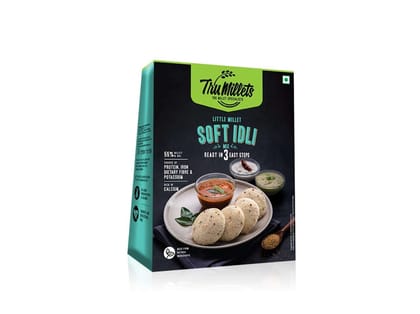 Trumillets Soft Idli Mix 250g,Healthy Multi Millet Idli Instant Mix, A nutrient-dense grain,Rich In Protein,Iron,Calcium,Fibre, No Palm oil
