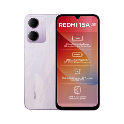 REDMI 15A 5G 4GB 128GB Amaze Purple REDMI 15A 5G 4GB 128GB Amaze Purple