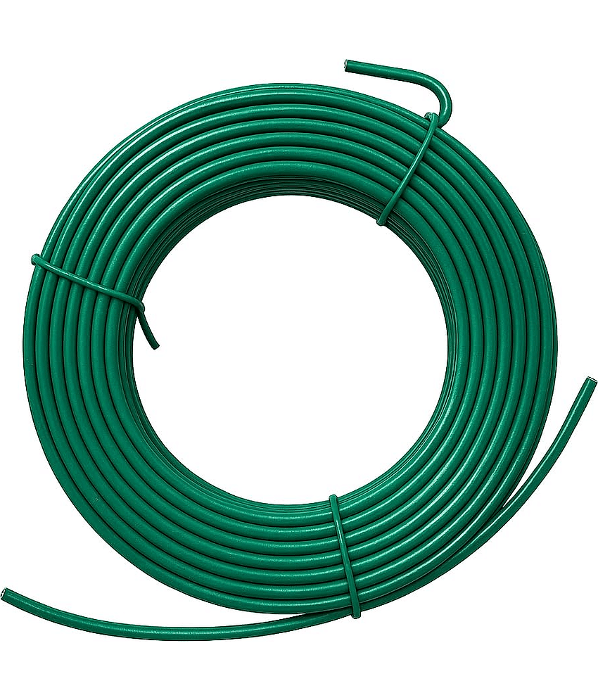 PVC Coated Heavy Duty GI SINGLE Wire Rope | Clothesline | Ideal for Drying Heavy Clothes |  | Assorted Colours | Pack of 1