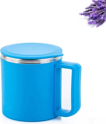 VillWin Coffee Mug with Lid Stainless Steel Coffee Mug 200 mL ( Pack of 1 )