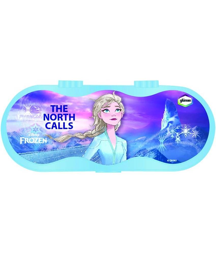 Gluman Disney Peapod Pencil Box with clip locks, 3D Frozen