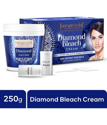 Aaryanveda Diamond Bleach Cream 3 Times Use Facial Kit For All Skin Type Diamond 250 ( Pack of 1 )