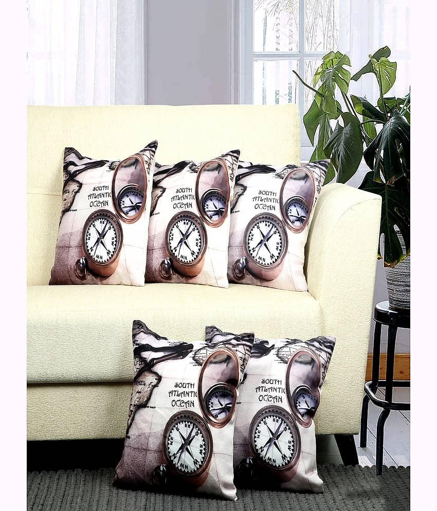 BELLA TRUE  Set of 5 Cushion Covers Floral Themed