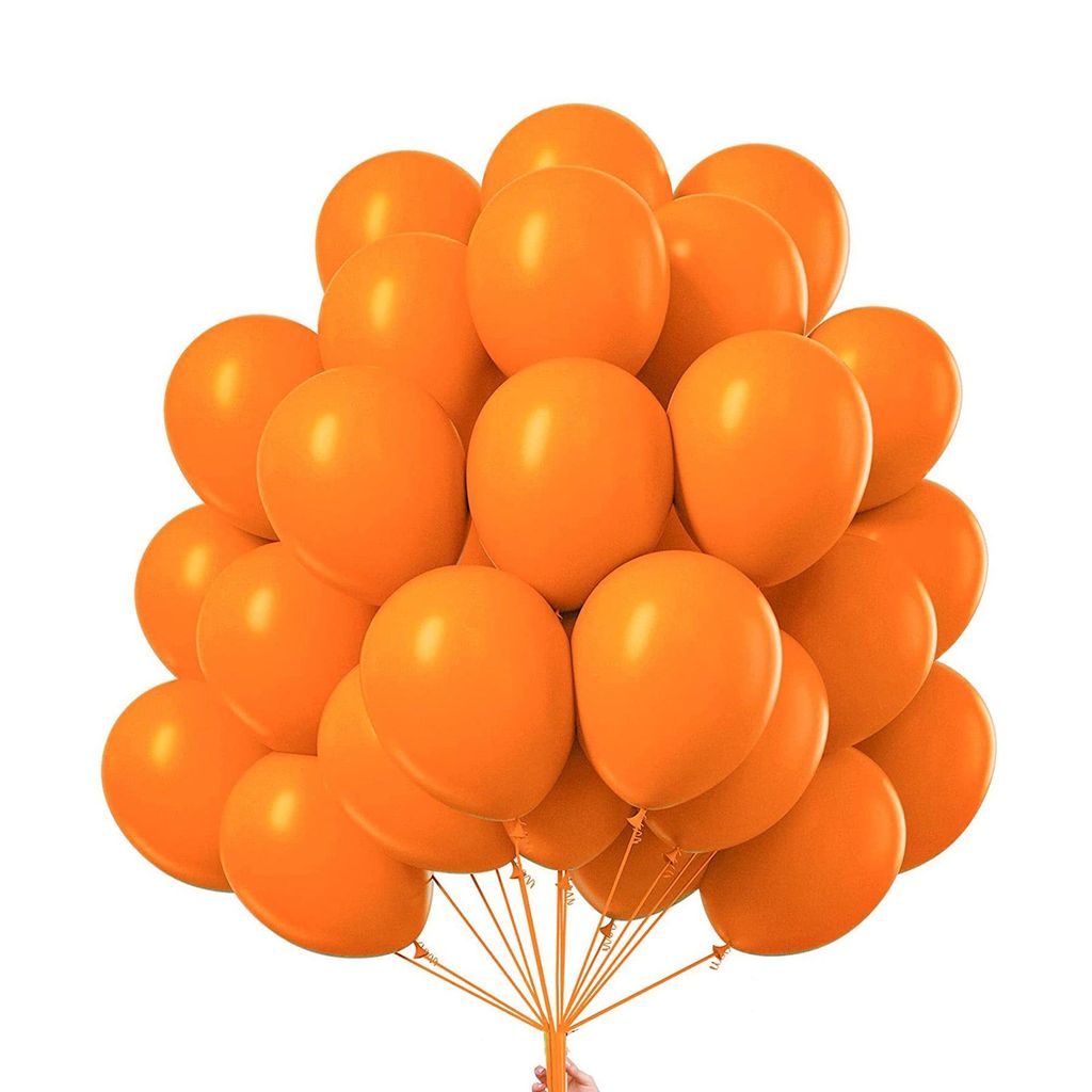 Hermes Orange Premium Latex Balloons 10" - 50PC - Party and Festive Needs | Buy online on ZillyBuy