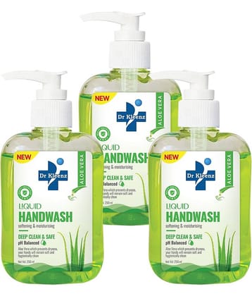Dr Kleenz Deep Clean & Safe Aloevera Hand Wash 750 mL Pack of 3