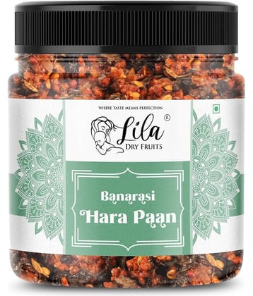 LILA DRY FRUITS Banarasi Meetha Paan 100g Sweet Hara Paan Traditional Mouth Freshener