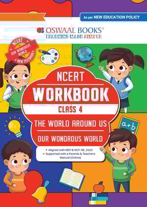 Oswaal NCERT WorkBook Environment Studies The World Around Us EVS (Our Wonder World) Class 4 with latest [Paperback] oswaal
