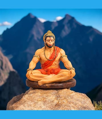 Unico Traders Resin Lord Hanuman Idol ( 15 cm )