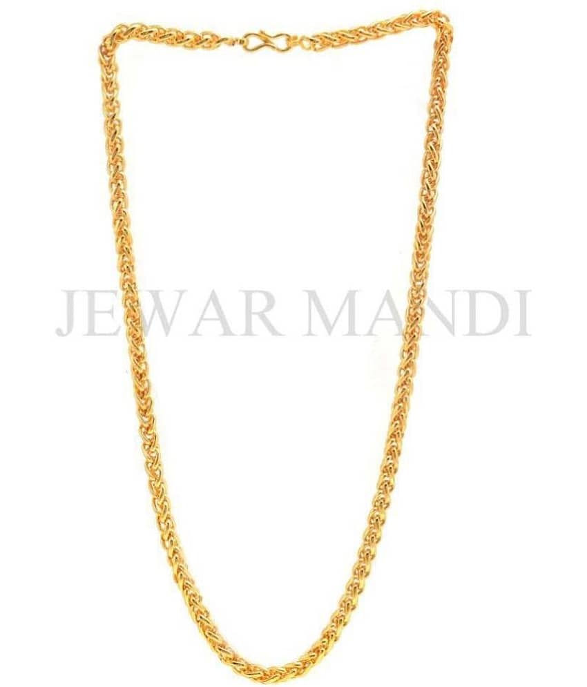 Jewar Mandi Gold Plated Chain ( Set of 1 )