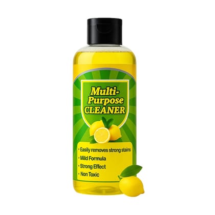 ELHAE Multi-Purpose Cleaner Lemon Fresh | Removes Tough Stains | Safe on Multiple Surfaces | Mild & Non-Toxic Formula | Kitchen, Floor, Bathroom, Glass, Tile Surface Cleaning Liquid