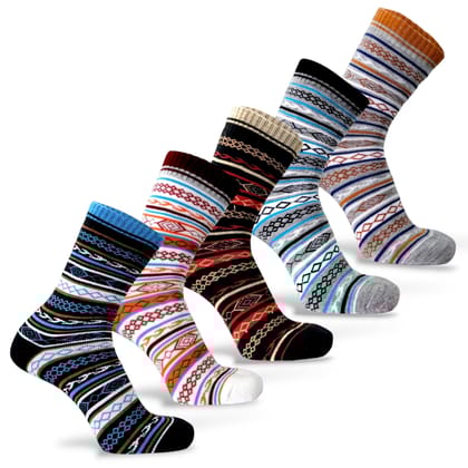 MULTICOLOR EDITION- Makes Your Feet Smile :)-Pack of 5-Pairs