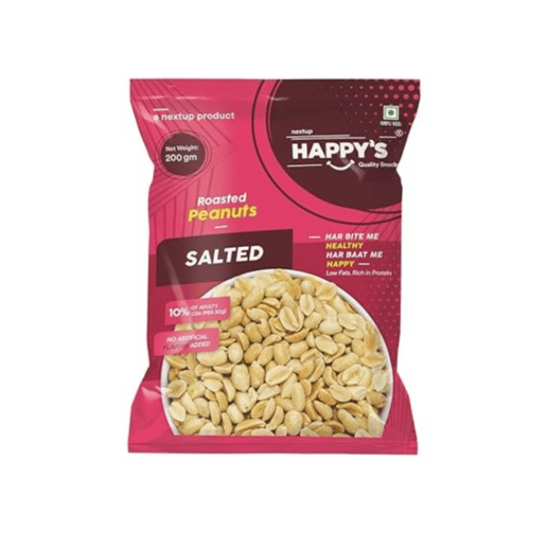 Happy's Roasted Salted Peanuts - 200 gm
