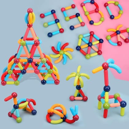 TOYTASTIC Magnetic Sticks Blocks Kids Toys, Learning Sticks and Balls, Activities Toys for Toddlers, Educational Toy