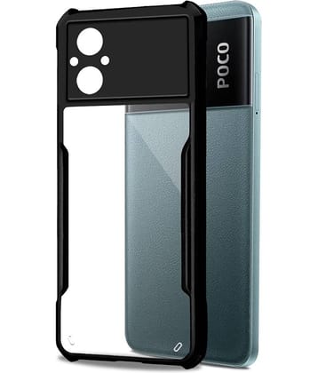 VAKIBO Plain Cases Compatible For Rubber Poco M5 ( Pack of 1 )