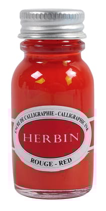 Herbin Calligraphy Ink Bottle - Rouge-15 ml
