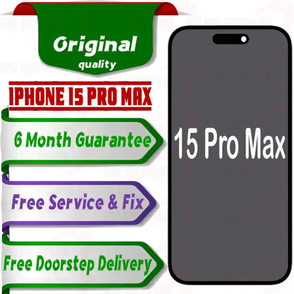 Apple iPhone 15 Pro Max  (display glass combo folder) Mobile Display LCD Screen With Touch