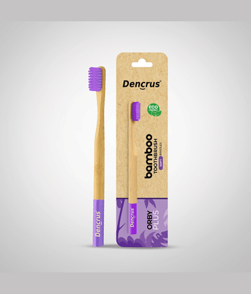Dencrus ORBY PLUS Bamboo Toothbrush|Natural Toothbrush