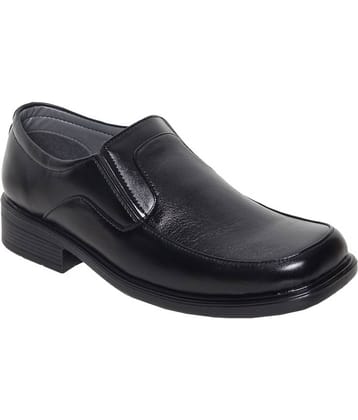 Leeport - Black Men's Slip On Formal Shoes