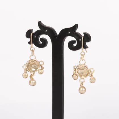 Tribes India Earring Square Ghungroo Pair Tribes India Earring Square Ghungroo Pair