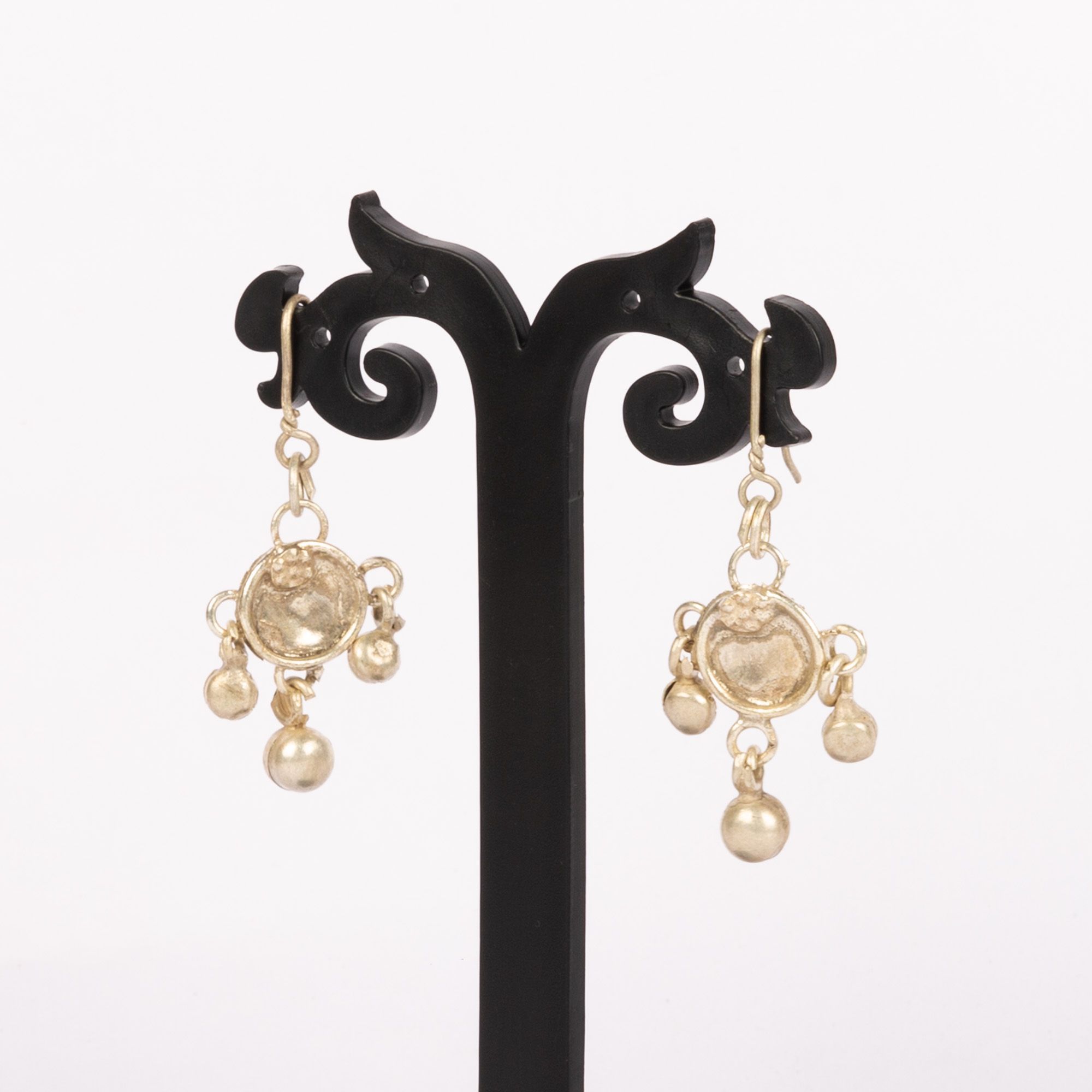 Tribes India Earring Square Ghungroo Pair