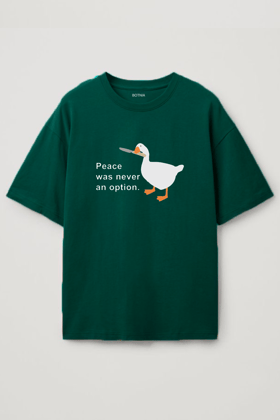 Peace was never an option- Oversized T-Shirt-XS