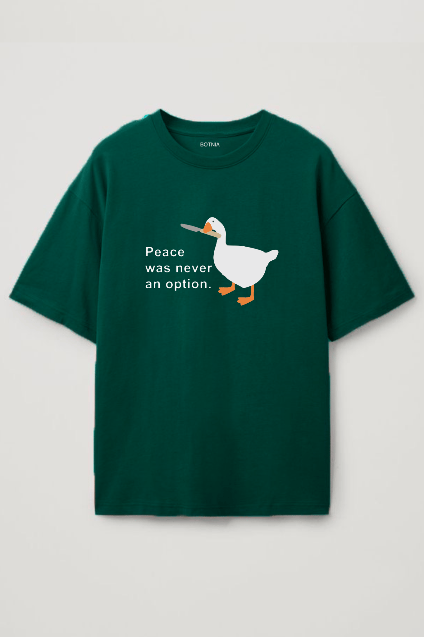 Peace was never an option- Oversized T-Shirt-XS
