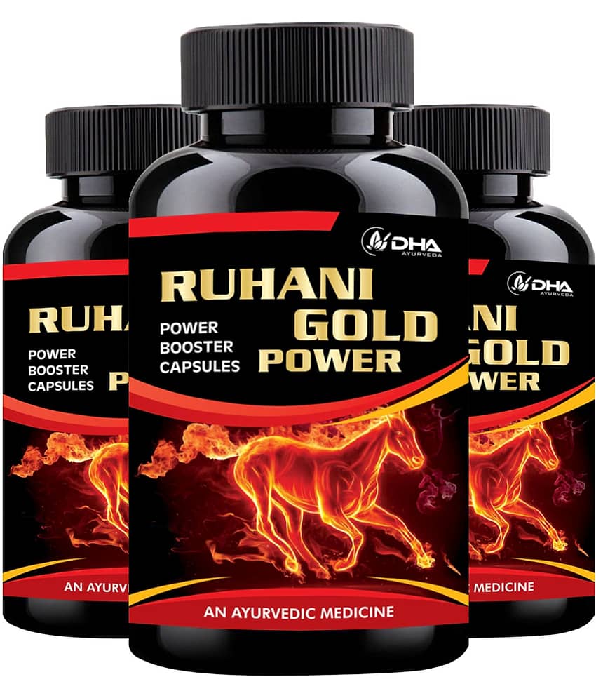 Dha Ayurveda Ruhani Gold Power 1000Mg Herbal Capsule 90 No.S Pack of 3