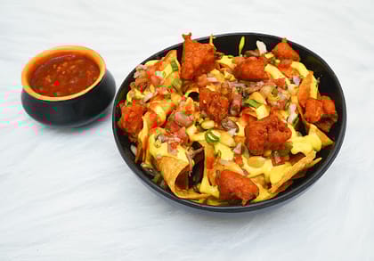 BTC Popcorn Chicken Nachos