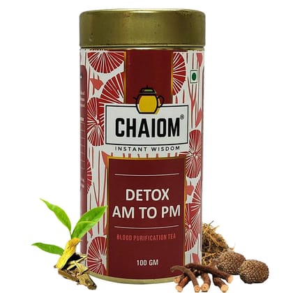 AM To PM Detox Tea, Herbal Tea - 100gm loose tea